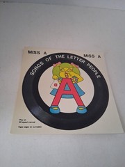 Songs Of The Letter People, Miss A, 1973 Paper Record Unused, New Dimensions