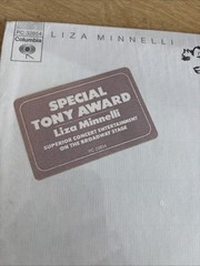 Liza Minnelli – Live At The Winter Garden 1974 Vinyl LP PC32854 Columbia EX/VG+