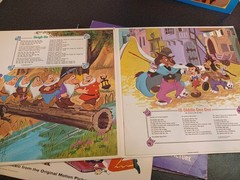(5) VTG Record Vinyl Lot Disney Cinderella Alice Puff magic dragon private col.