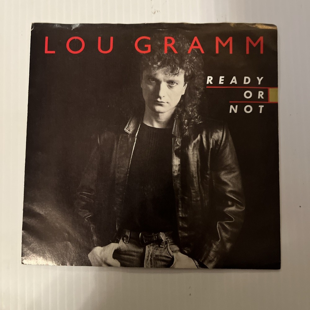 Lou Gramm ‎– Ready Or Not 7″ Jukebox Near Mint #516 45 RPM