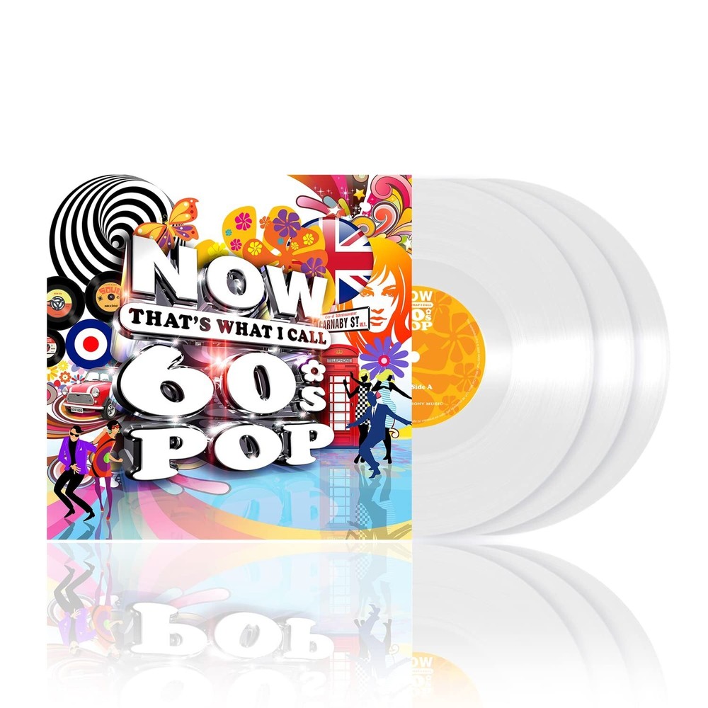 NOW THAT’S WHAT I CALL 60S POP – 3-LP – WHITE VINYL – BRAND NEW – FREE SHIPPING!