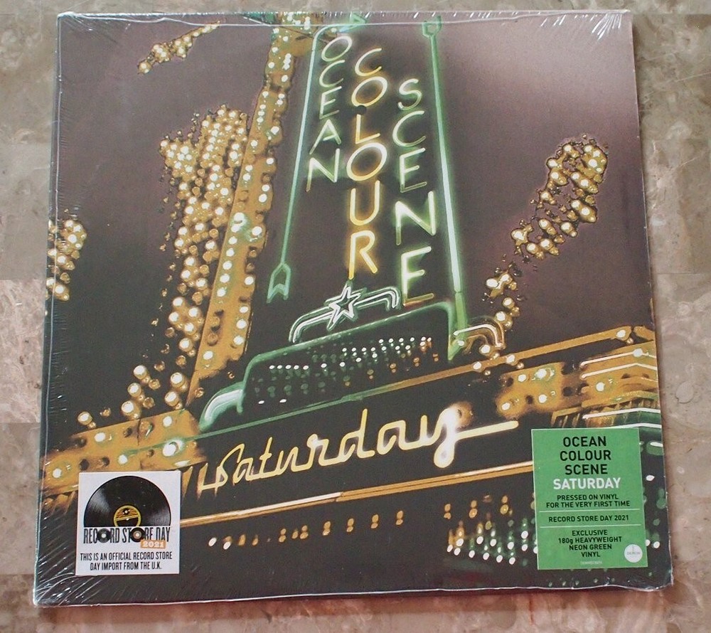 Ocean Colour Scene Saturday 2010 LP GREEN Vinyl S/S Sealed DEMREC889 RSD ’21