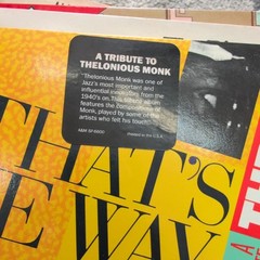 A&M That’s The Way I Feel Now Tribute to Thelonious Monk Promo LP SP-6600