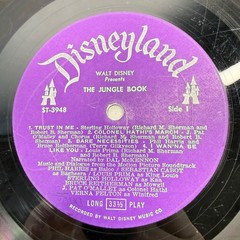 Walt Disney The Jungle Book Vinyl LP Soundtrack ST-3948 Disneyland Records 1967