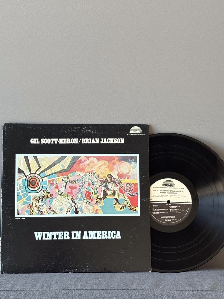 Gil Scott-Heron/Brian Jackson VG++Winter in America 1974 LP Strata East Gatefold