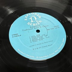 Kashmir Traditional Songs & Dances LP India Pakistan David Lewiston 1974