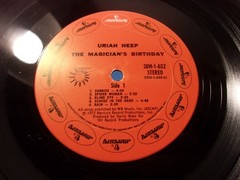 Uriah Heep Magicians Birthday Vinyl Record Album Mercury Records Gatefold