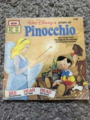 Lot of 9 Vintage See Hear Read BOOKS ONLY + 1 RECORD Walt Disney Peter Pan Ind.