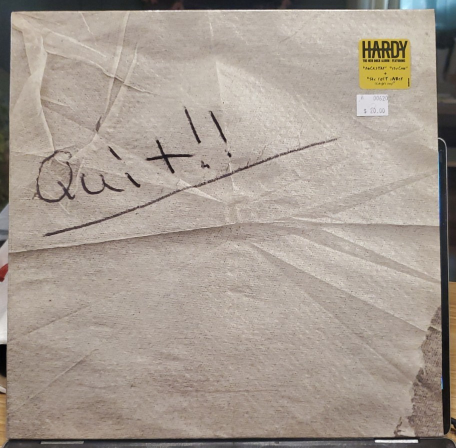 HARDY “QUIT!!” NEW SEALED VINYL NU METAL 2024 LP