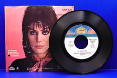 JOAN JETT & THE BLACKHEARTS Crimson And Clover 45 RPM w/PS BOARDWALK 144 NM/UNPD