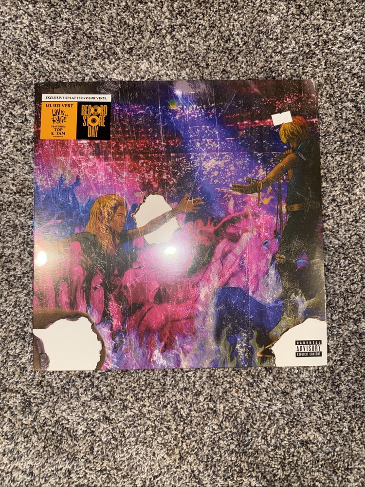 Lil Uzi Vert Luv Is Rage LP RSD 2024 Splatter Vinyl BRAND NEW, SEALED