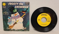Peter Pan Records 45 RPM Vinyl Frosty The Snowman, Joy To The World PP1038