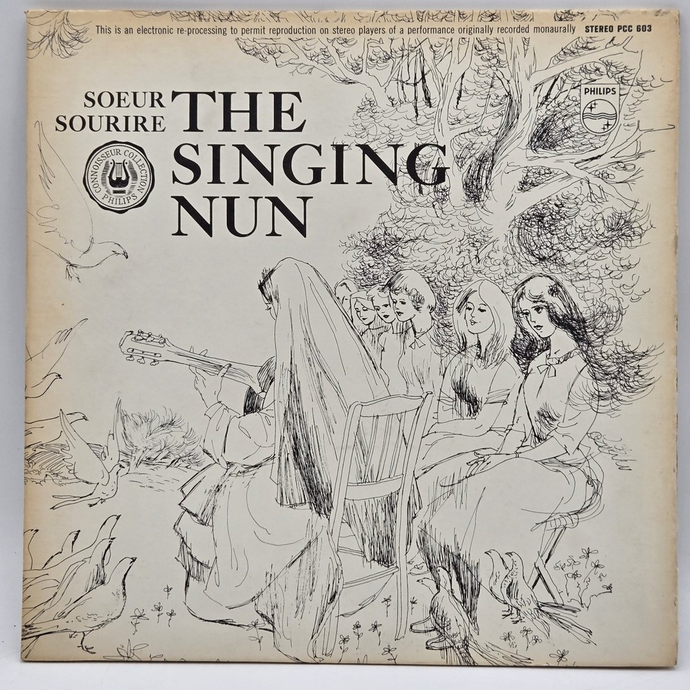THE SINGING NUN by Soeur Sourire – Vinyl LP 1963 Philips – PCC 603 w/Booklet