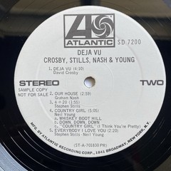 Crosby, Stills, Nash & Young – Deja Vu – Atlantic SD-7200 – White Label Promo!