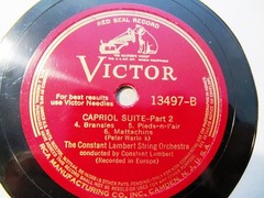 1937 Peter WARLOCK CAPRIOL SUITE CONSTANT LAMBERT String Och Victor 13497