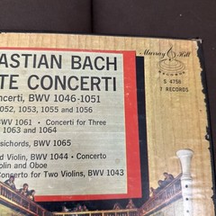 Johann Sebastian Bach The Complete Concerti 7 Vinyl records 1972 Rare Vintage