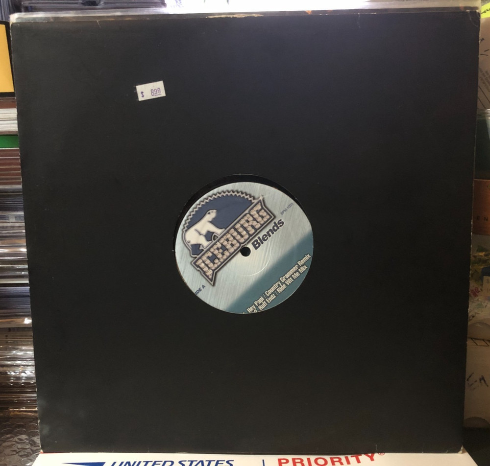 ICEBURG BLENDS Rare Hip Hop DJ Mix Maxi Single LP 🎧 2000s JAY Z Aaliyah KELIS