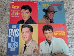Elvis Presley (4) Spinout, Flaming Star, GI Blues, Girl Happy