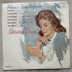 Skeeter Davis – Here’s The Answer LP Vinyl – RCA Victor LPM 2327