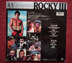 ROCKY III Record LP IN SHRINK w/ EYE OF THE TIGER Song Hype Sticker MINT- VINYL