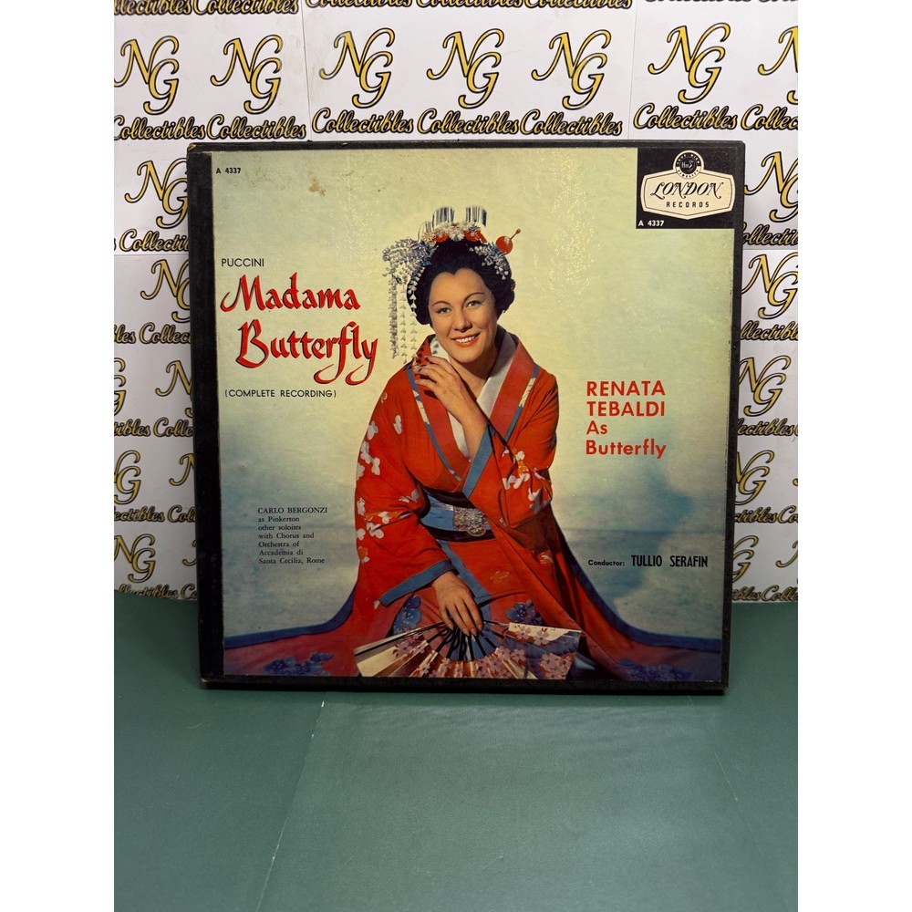 Puccini Madama Butterfly Renata Tebaldi Carlo Bergonzi London Records A 4337 Box
