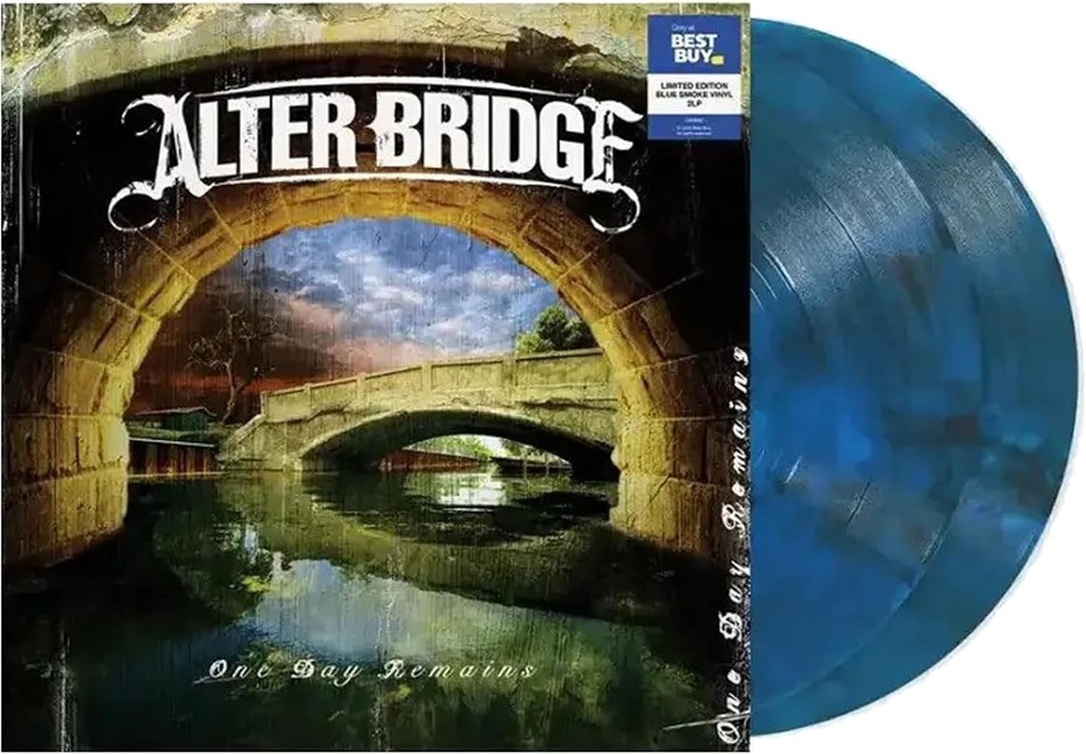 Alter Bridge One Day Remains 2 x LP SEALED LIMITED BEST BUY BLUE SMOKE VINYL OOP