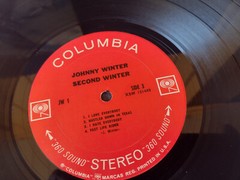 JOHNNY WINTER Gatefold SECOND WINTER , Blank Label – Columbia KCS 9947