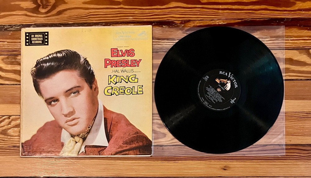 Elvis Presley: King Creole LP Vinyl US 1958 OG Hollywood Mono Pressing VG/VG+