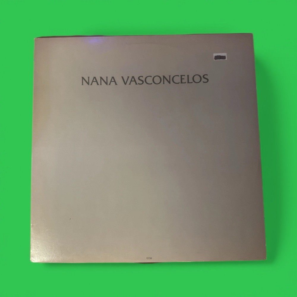 NANA VASCONCELOS Saudades ECM LP 1980 Brazilian Contemporary Jazz Fusion G+/G