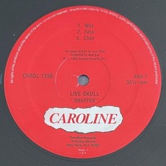 LIVE SKULL Snuffer 1988 12-in Mini Album Post Punk Noise Rock Caroline Records