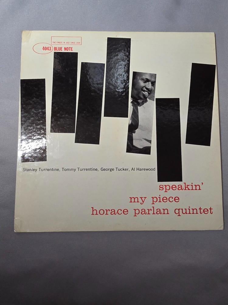 HORACE PARLAN Speakin’ My Piece BLUE NOTE BLP 4043 MONO DG RVG EAR ORIG 1960