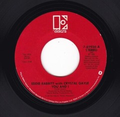 Eddie Rabbitt – Lot of Three 7″ 45 RPM Singles 1980’s “Step By Step & You And I”