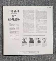 THE WHO NEAR MINT ‘MY GENERATION’ SUPER HARD-TO-FIND 1967 GLOVERSVILLE PRESSING!