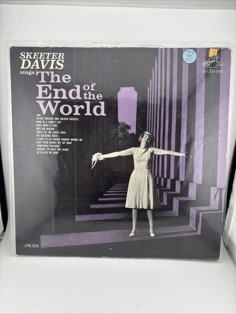 Skeeter Davis•Sings The End Of The World LSP 2699•1st Press’63 VG+++-M