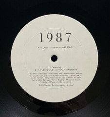 ORIGINAL Vtg NEW ORDER Album SUBSTANCE 1987 Record 1ST PRESS Vinyl 2Lp NEAR MINT
