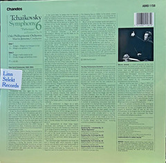 LINN LP ABRD-1158: Tchaikovsky Symphony No. 6 – Mariss Jansons, Oslo Phil – 1986