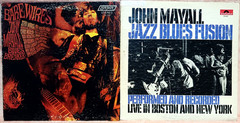 John Mayall Bare Wires & Jazz Blues Fusion vinyl lps