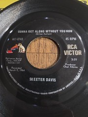 Skeeter Davis – Gonna Get Along Without You Now – 1964 VG Pop 45 on RCA