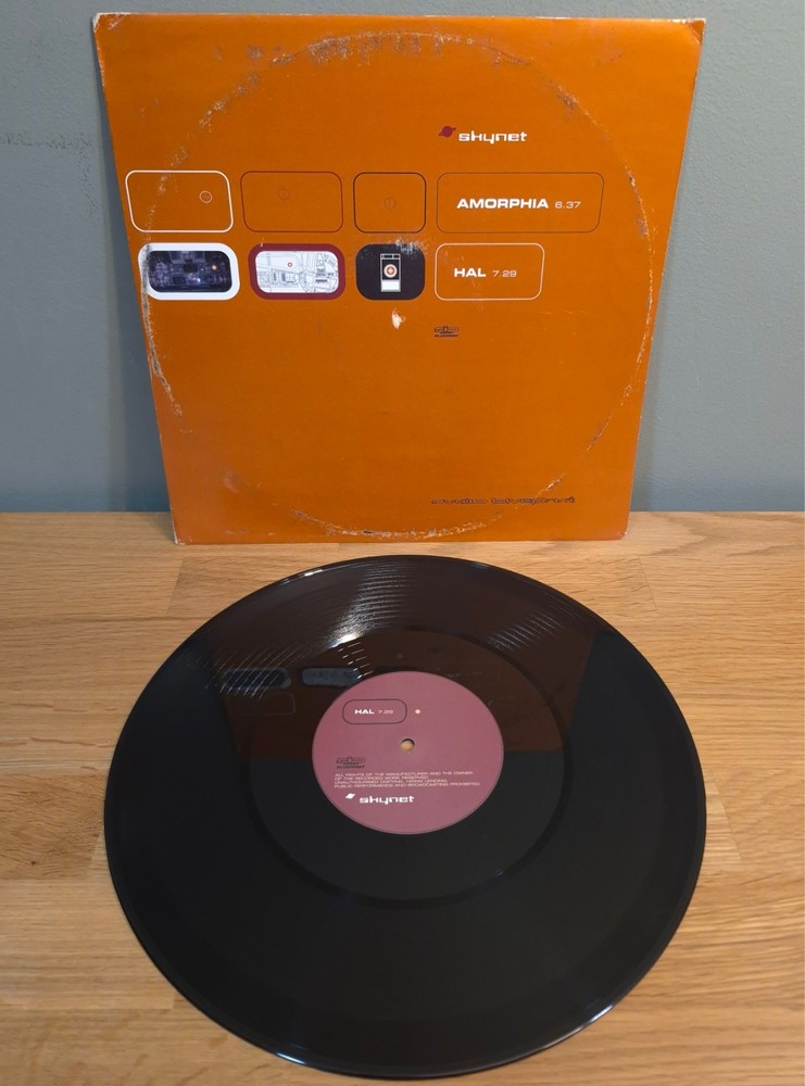 Skynet Amorphia 1997 Audio Blueprink Records 12″ Drum N’ Bass Vinyl