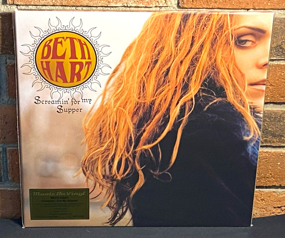 BETH HART – Screamin’ For My Supper, Ltd Import 180G 2LP COLORED VINYL #’d New!