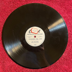 CAPITOL 1839 PROMO Les Baxter 78rpm I Only Have One Life to Live/I Remember You,