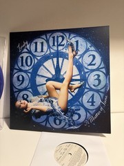 Laufey – A Matter Of Time Feather Filled Vinyl Record Bad World Periwinkle