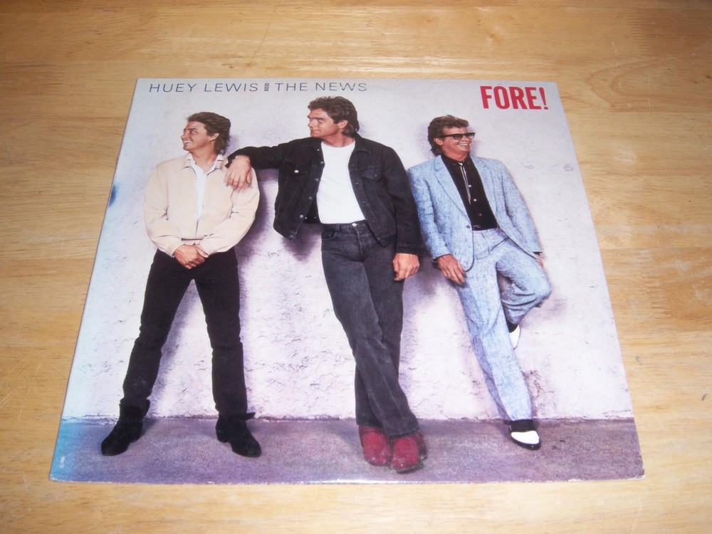 HUEY LEWIS & THE NEWS FORE! 1986 CHRYSALIS OV 41534 VG+ VG+