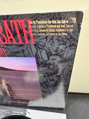 BLACK SABBATH Seventh Star PROMO STAMPED lyric sleeve USA 1986 1st Press
