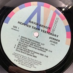 David Benoit – Heavier Than Yesterday 1977 AUS ORIGINAL PRESS VINYL LP RECORD EX