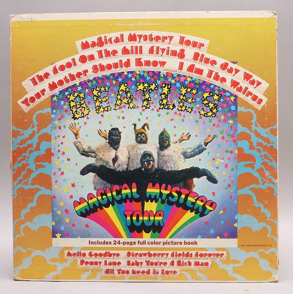 The Beatles Magical Mystery Tour LP Record Black Label
