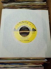 Wholesale box lot of 100 45 RPM records New Oldie Reissues Billy Stewart Gene P
