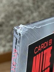 Cardi B-SIGNED-AM I THE DRAMA? Alternate Cover-Apple Red Vinyl-SOLD OUT-ON HAND