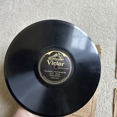 4 VICTOR Records SCROLL 78 RPM LOT w Sleeves 2 Songs Per Disk Vtg 1920s – As Is