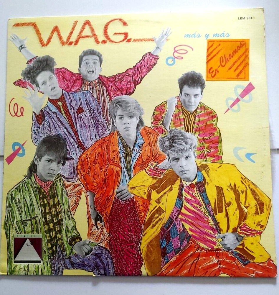 WAG mas y mas Ex Chamos RARE LP 1986 EXCELLENT condition